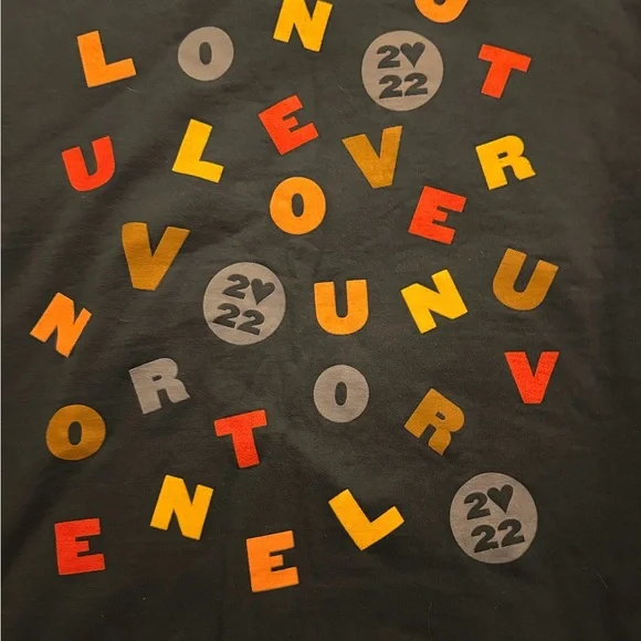 Colorful Graphic Women's Crew Neck Sweater - Picture 3 of 3